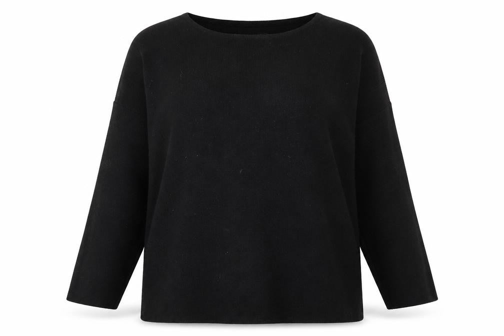 portsaid Womens Black   Basic T-Shirt Size 16