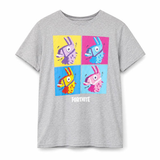 Front view of Primark boys’ grey basic t-shirt, size M