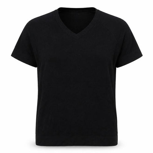 Kenneth Cole Womens Black   Basic T-Shirt Size L
