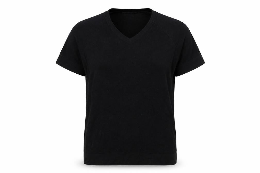 Kenneth Cole Womens Black   Basic T-Shirt Size L