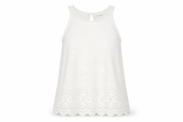 Miss Selfridge Womens White   Basic Tank Size 12