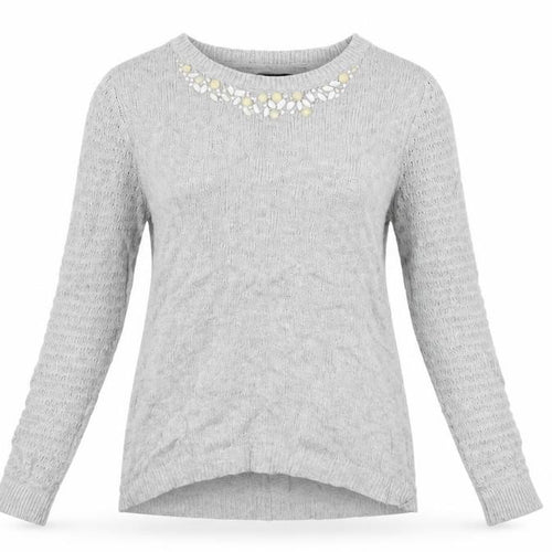 Dorothy Perkins Womens Grey   Pullover Jumper Size 10