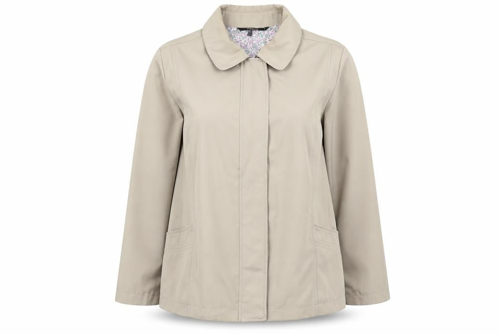 bm Collection Womens Beige   Jacket Coat Size 14
