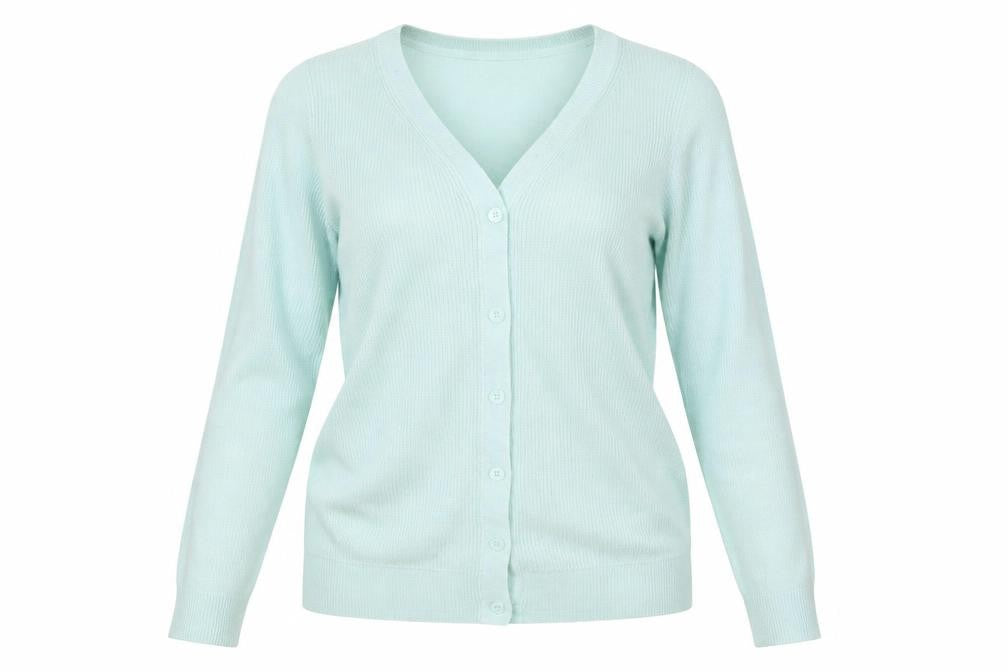 Preworn Womens Green   Cardigan Jumper Size 10
