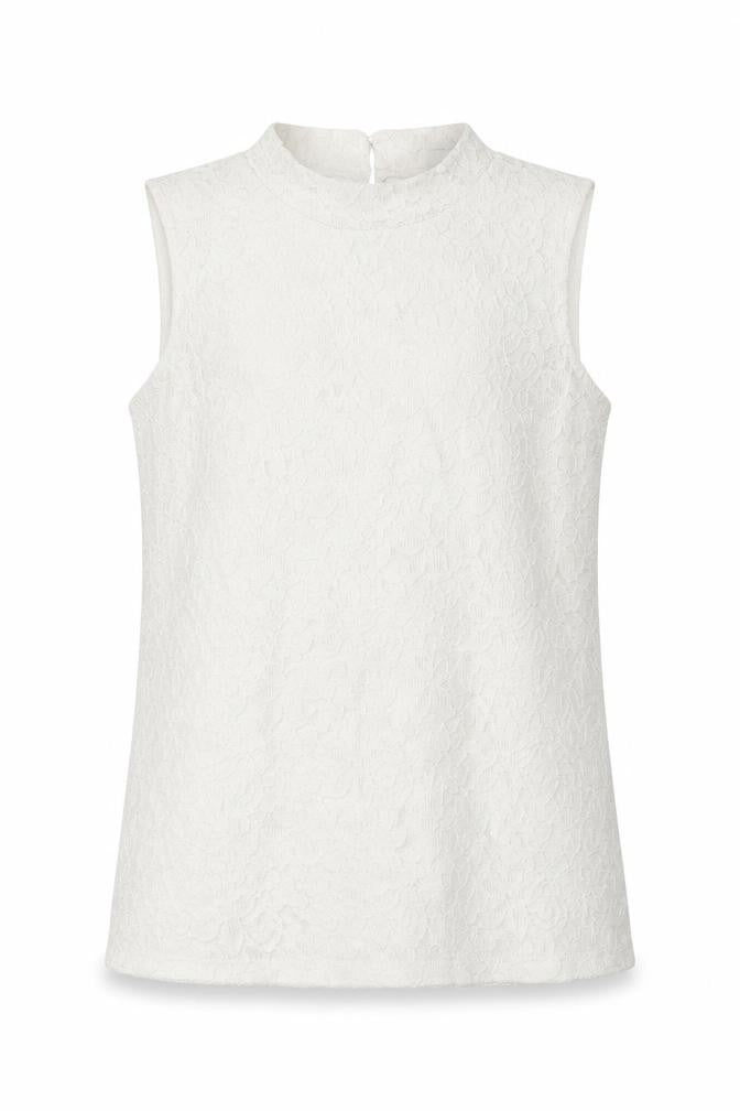 Lindex Girls White   Basic Tank Size 10-11 Years