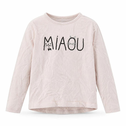 Preworn Girls Pink  Jersey Basic T-Shirt Size 6-9 Months