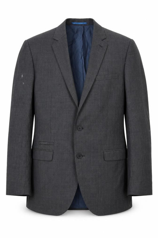 Front view of Next men’s grey jacket suit jacket, size 40