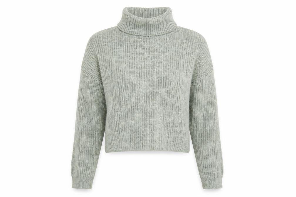 New Look Womens Green  Knit Pullover Jumper Size S