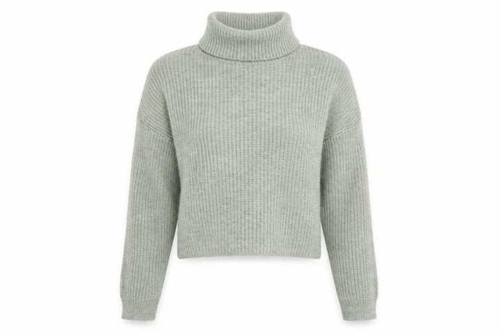 New Look Womens Green Knit Pullover Jumper Size S