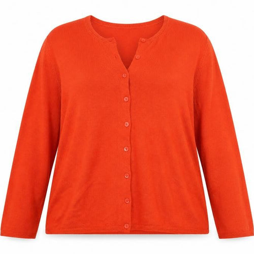 Classic Womens Red   Cardigan Jumper Size 16