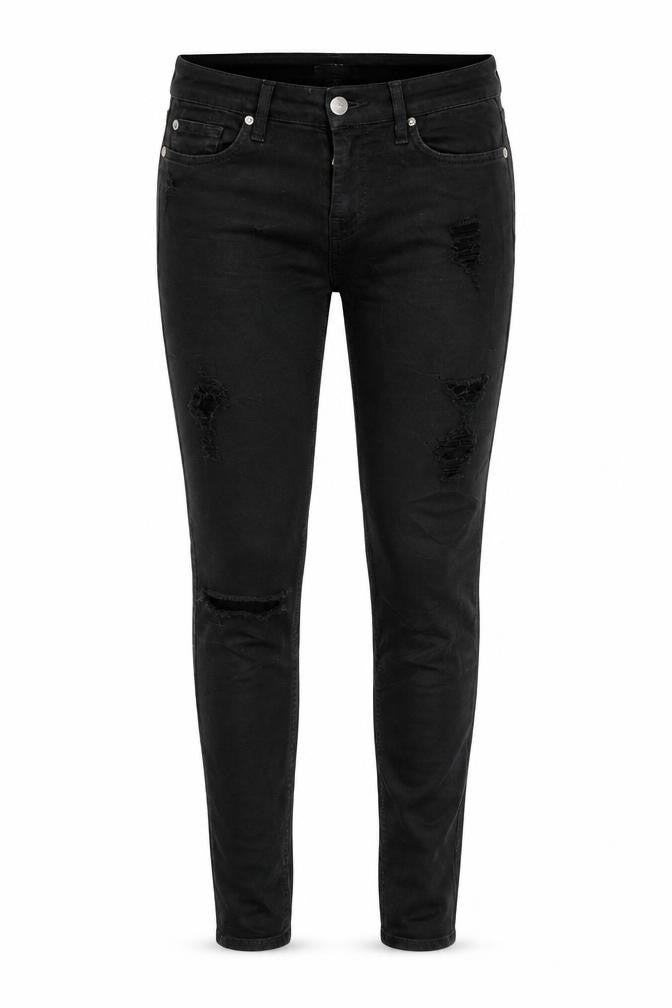 Preworn Womens Black   Skinny Jeans Size 10 L27 in