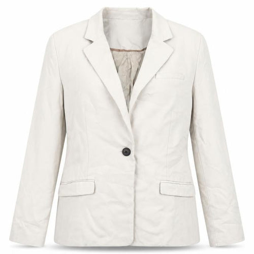 Mango Womens Beige   Jacket Blazer Size 14