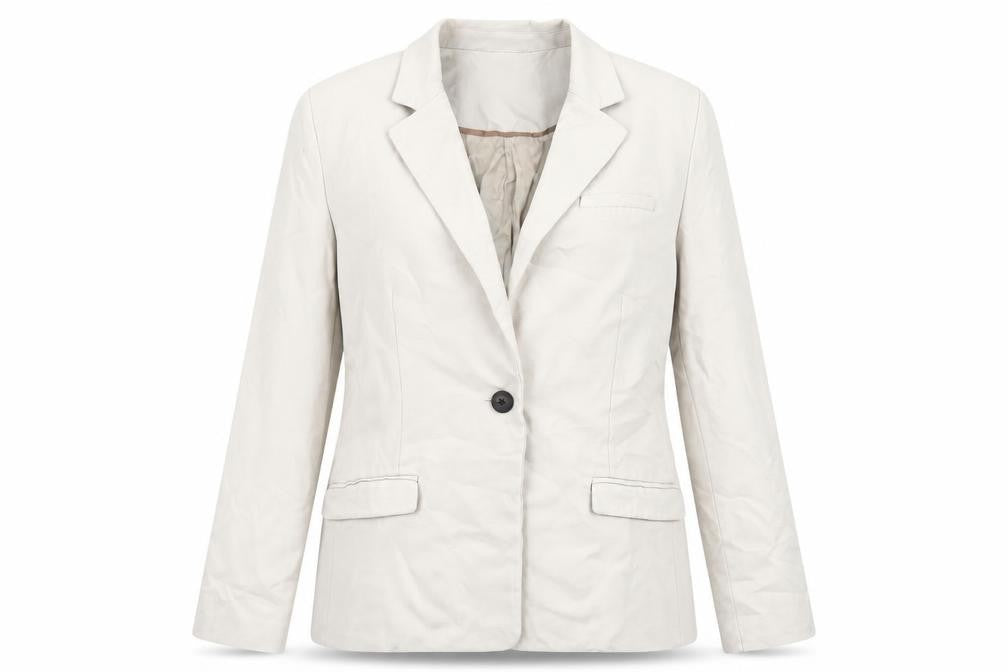 Mango Womens Beige   Jacket Blazer Size 14