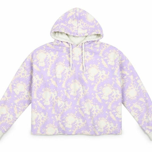 Studio Womens Purple   Pullover Hoodie Size 12  - CROPPED