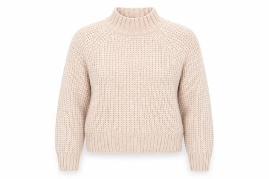 Front view of Divided by H&M women’s pink henley jumper, size S