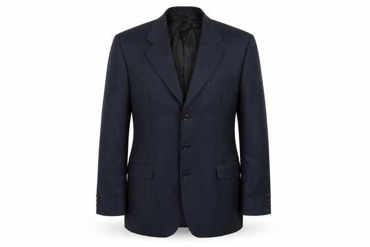 Pinstripe Mens Blue   Jacket Suit Jacket Size 40