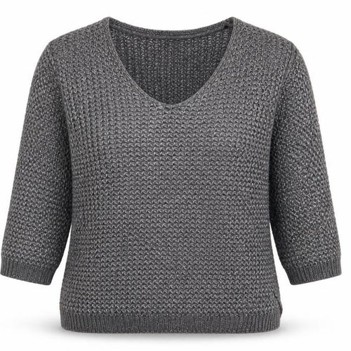 George Womens Grey  Knit Pullover Jumper Size M