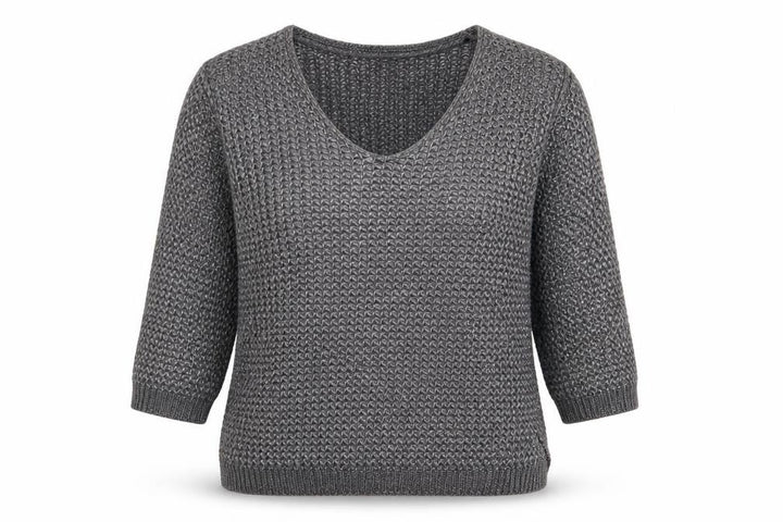 George Womens Grey Knit Pullover Jumper Size M