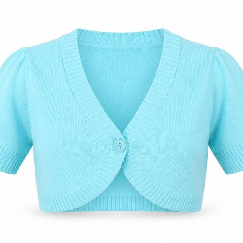 Damart Womens Blue  Knit Cardigan Jumper Size 10