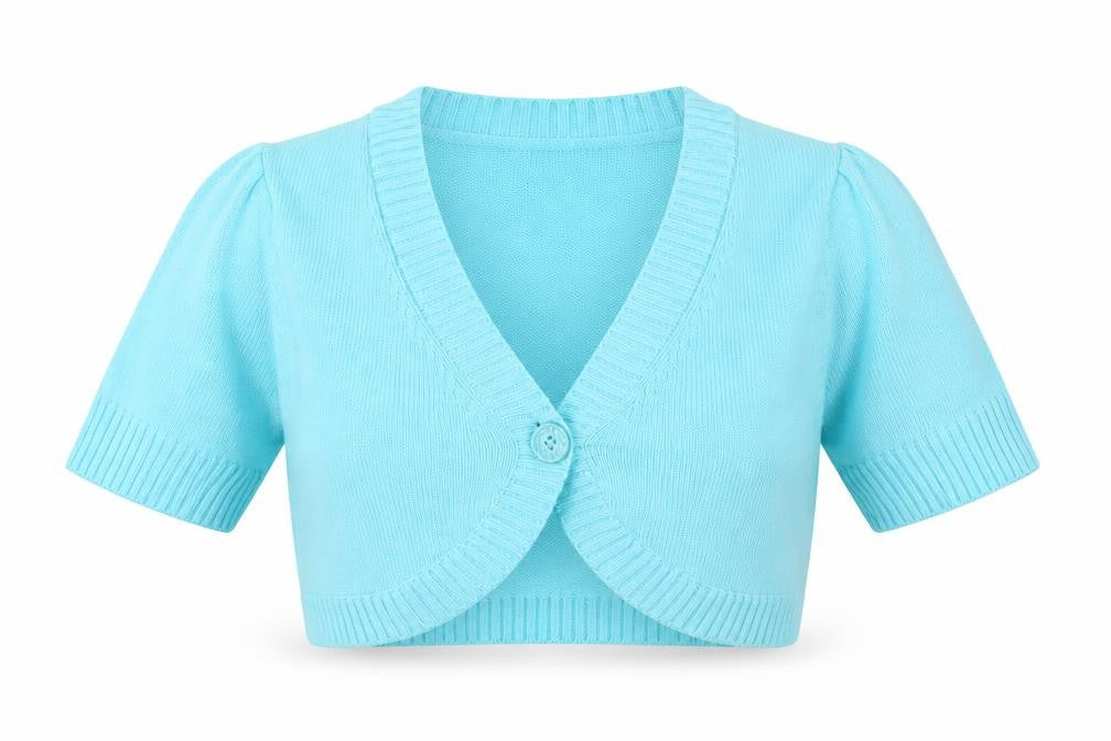 Damart Womens Blue  Knit Cardigan Jumper Size 10