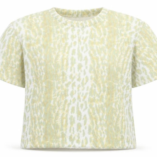 Berkertex Womens Green Animal Print Knit Pullover Jumper Size 14