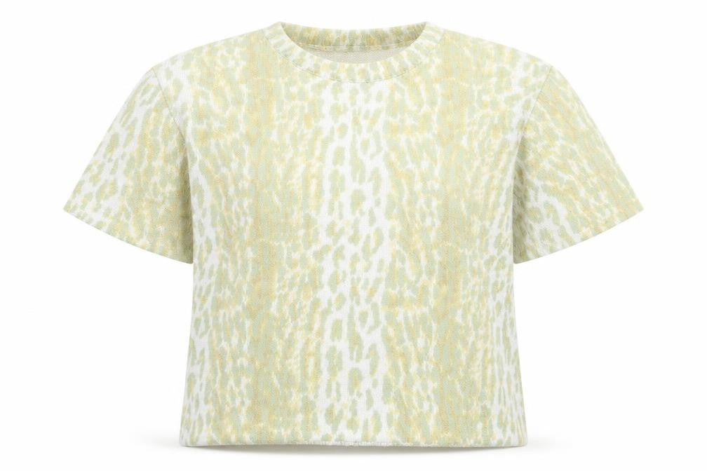 Berkertex Womens Green Animal Print Knit Pullover Jumper Size 14