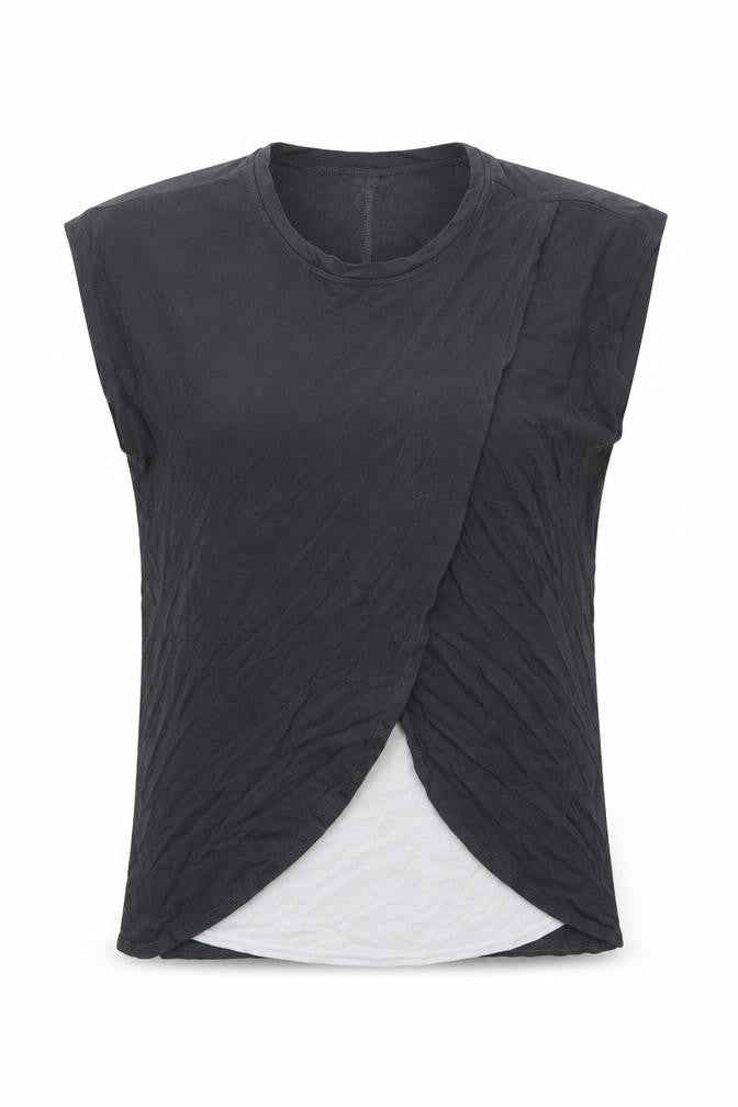 Preworn Womens Grey  Jersey Basic T-Shirt Size L