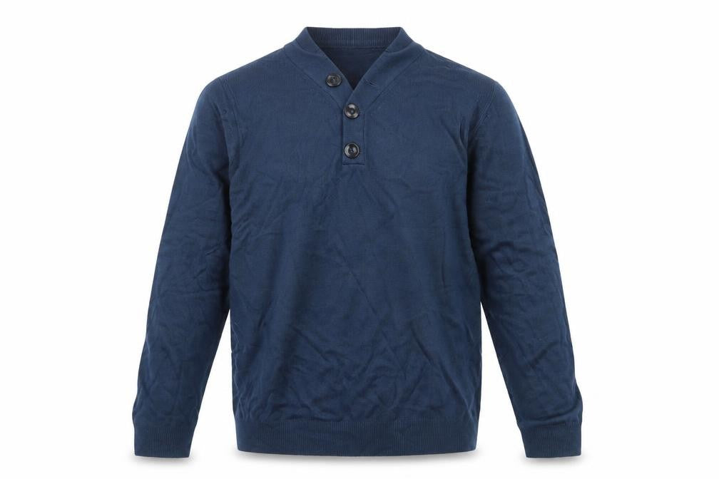 F&F Mens Blue  Knit Pullover Jumper Size M