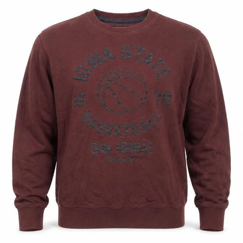 F&F Mens Brown  Jersey Pullover Sweatshirt Size M  - Iowa State