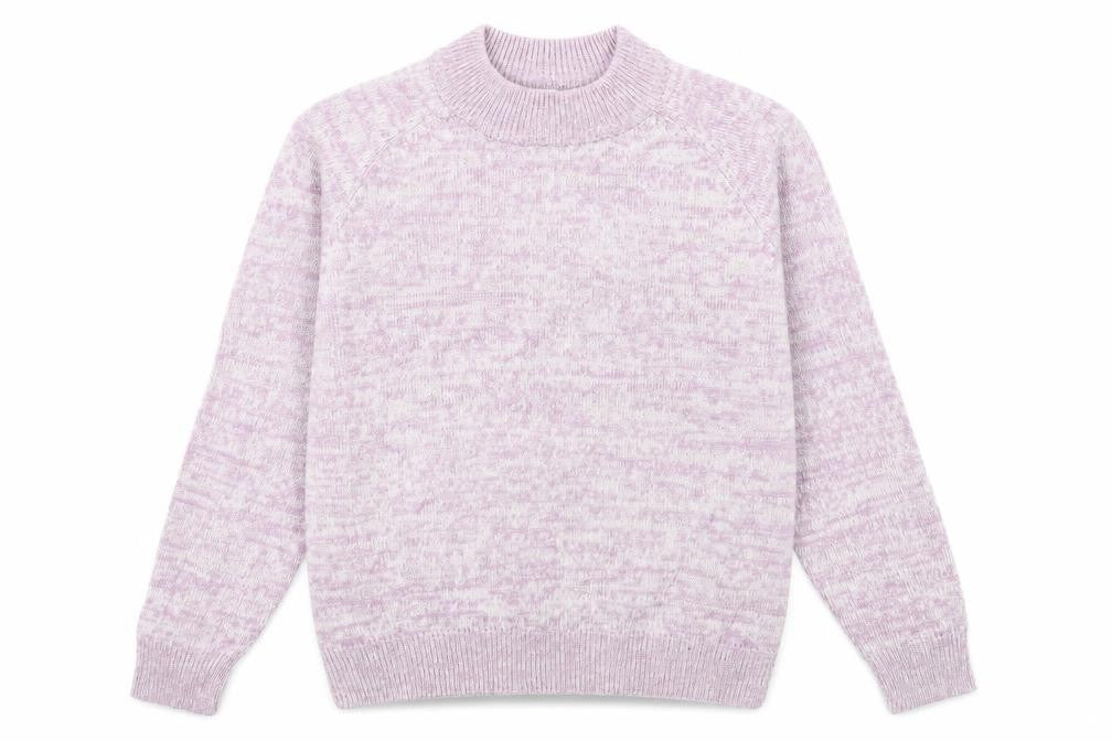 Preworn Womens Purple  Knit Pullover Jumper Size 14