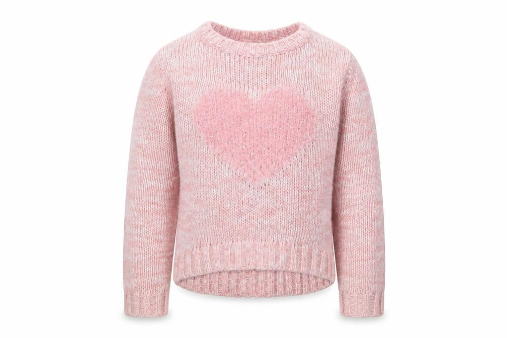 BlueZoo Boys Pink  Knit Pullover Jumper Size 5 Years