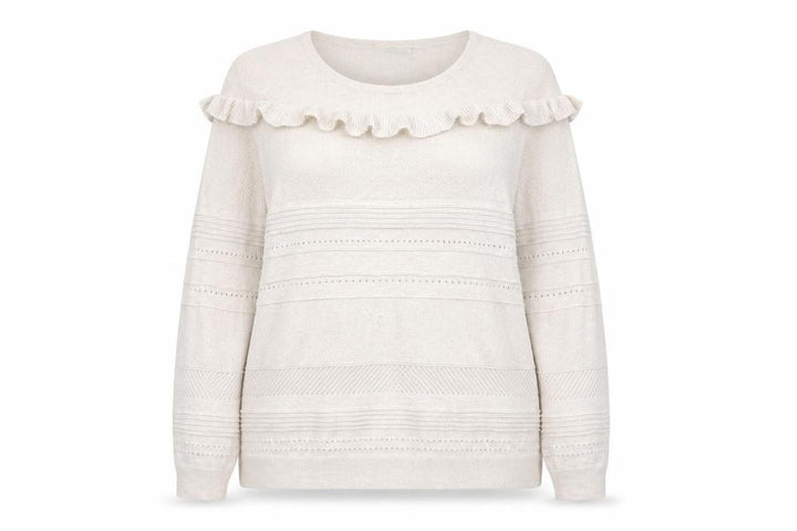 George Womens Beige Knit Pullover Jumper Size 18