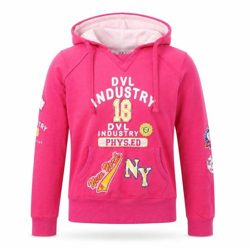 silver dagger Womens Pink   Pullover Hoodie Size S