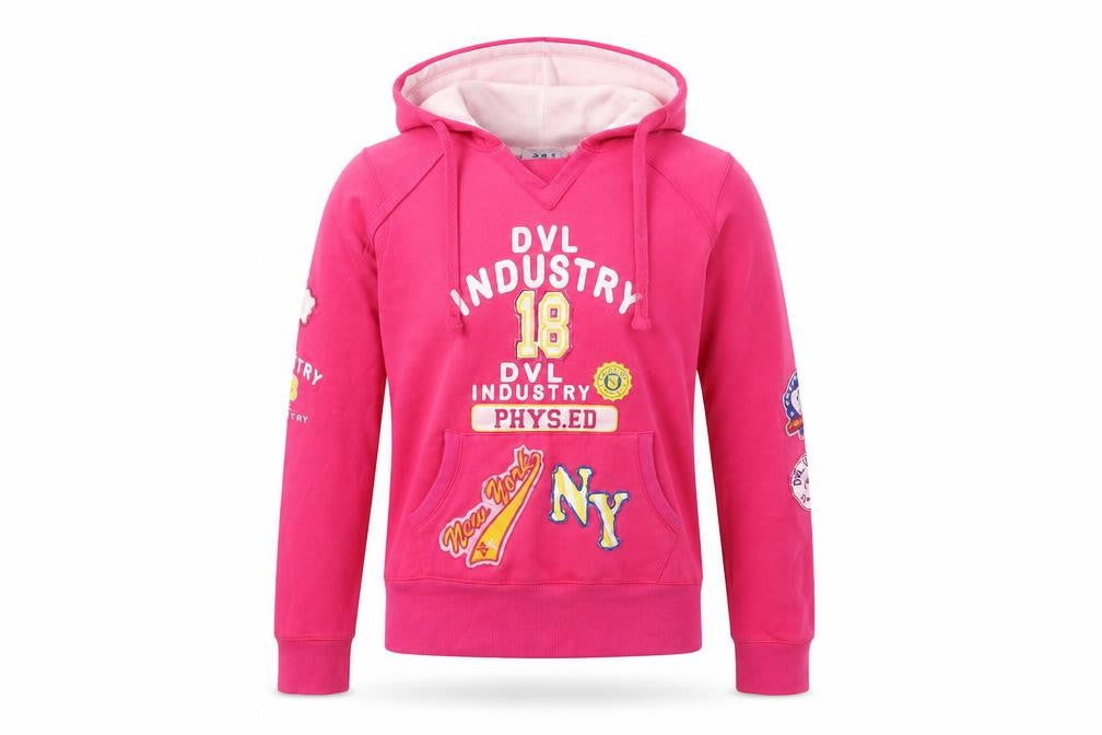 silver dagger Womens Pink   Pullover Hoodie Size S