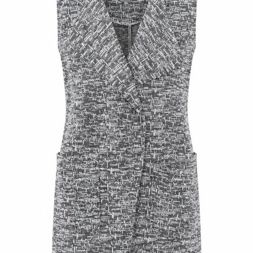 TEMT Womens Grey   Jacket Waistcoat Size 10