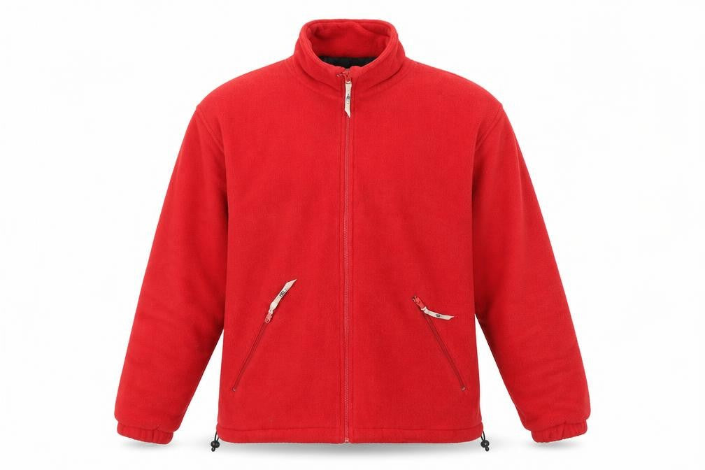 Neutral Territory Mens Red  Fleece Jacket  Size S