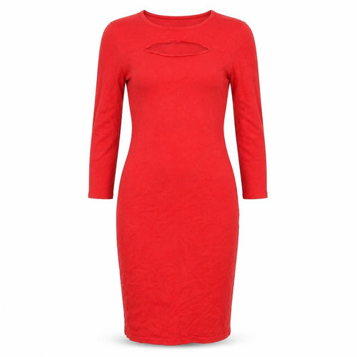 Express Womens Red  Knit Bodycon  Size S