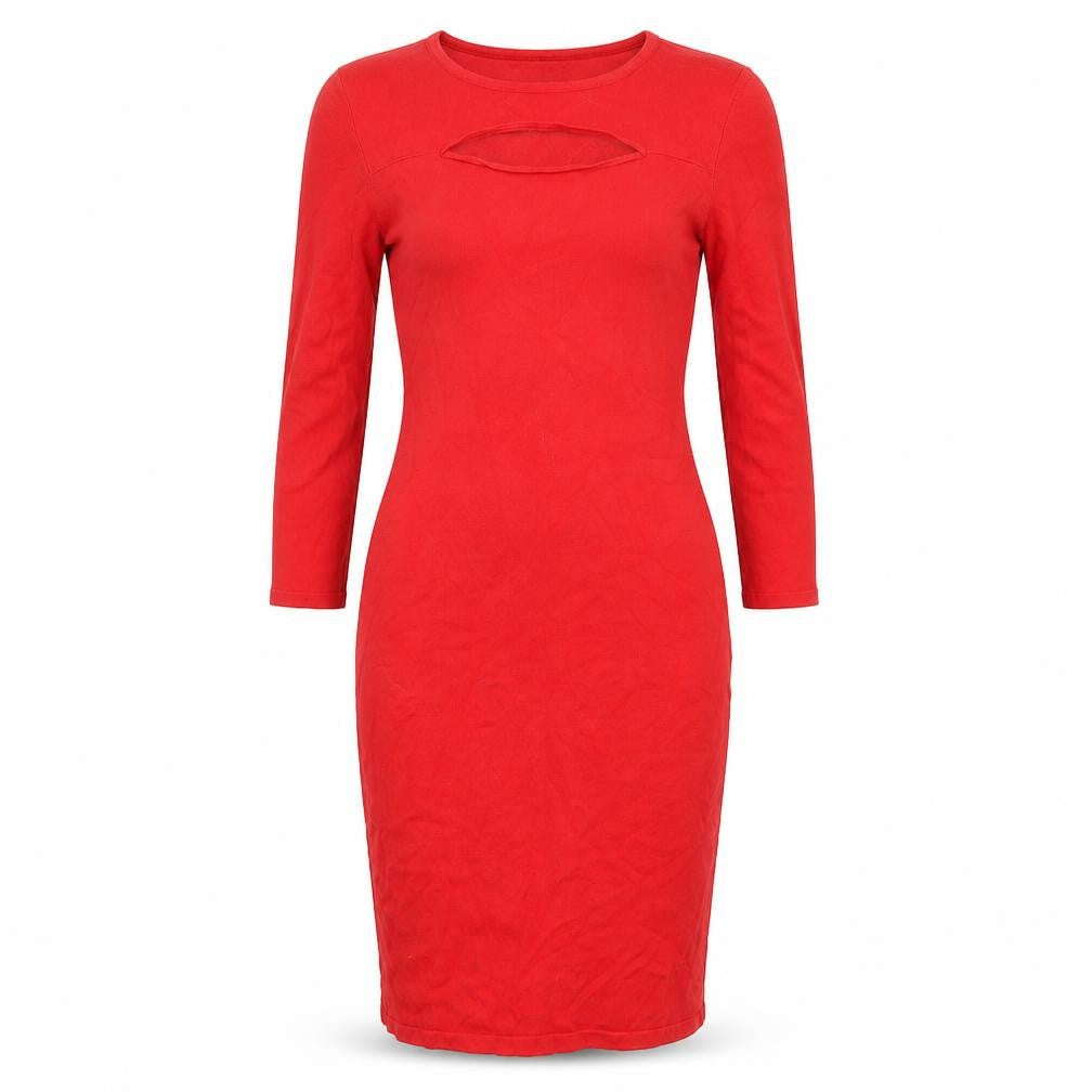 Express Womens Red  Knit Bodycon  Size S
