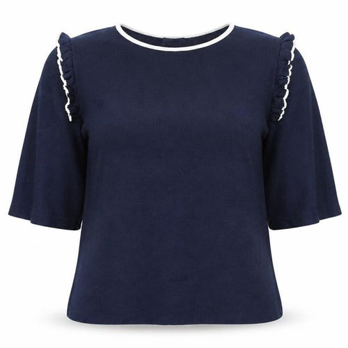 Per Una Womens Blue  Knit Pullover Jumper Size 16