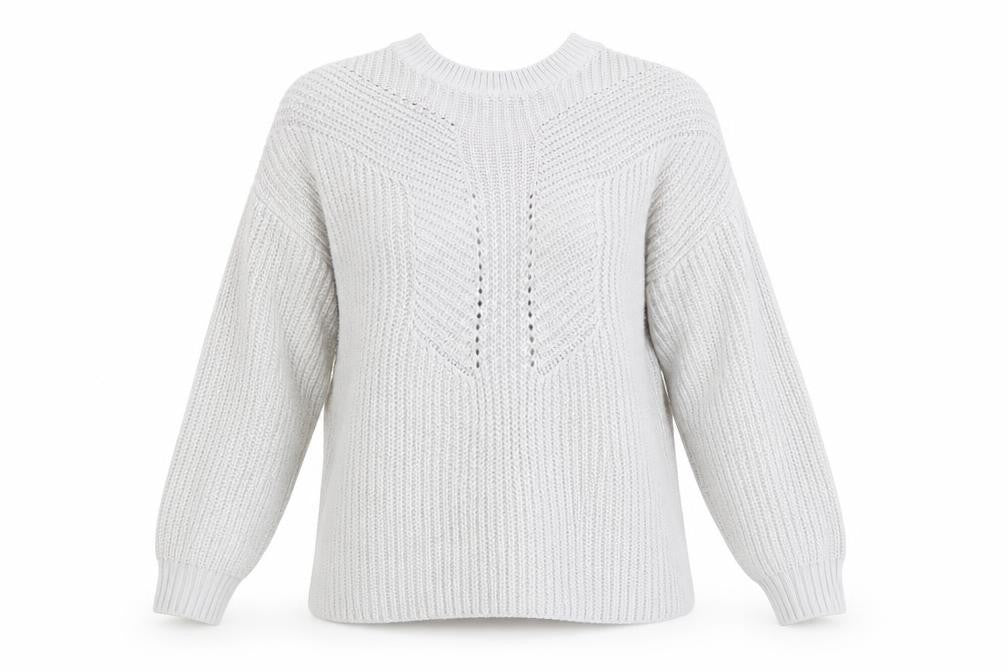 Dorothy Perkins Womens Grey  Knit Pullover Jumper Size 12