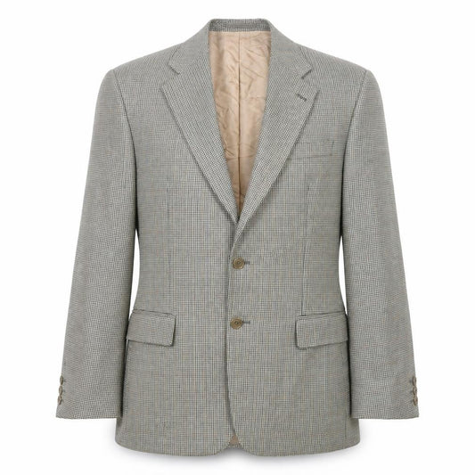 Front view of Chatsworth men’s beige jacket suit jacket, size 40