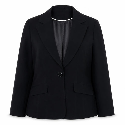 EWM Womens Black   Jacket Suit Jacket Size 14