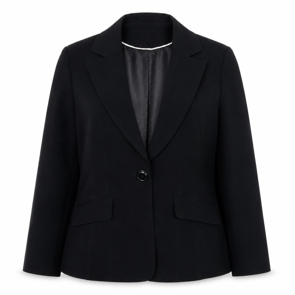 EWM Womens Black   Jacket Suit Jacket Size 14