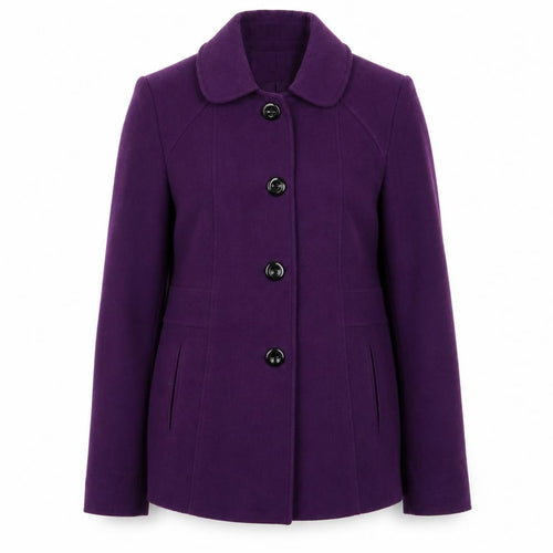 Autonomy Womens Purple   Pea Coat Coat Size 12