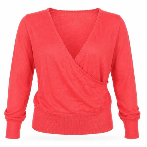 TB Basics Womens Red   Pullover Jumper Size L