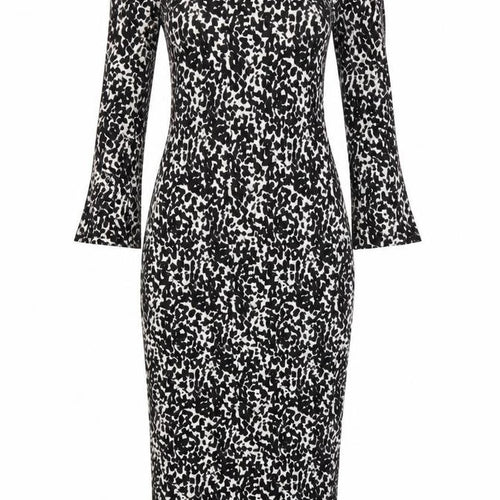 H&M Womens Black Animal Print  Bodycon  Size XS