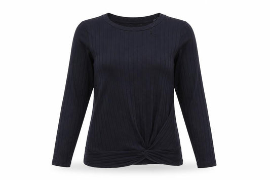 Front view of F&F women’s blue jumper, size UK 6