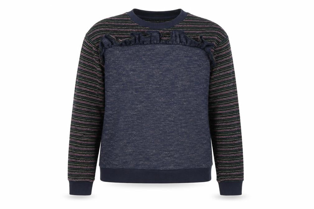 TU Womens Blue   Pullover Sweatshirt Size 8