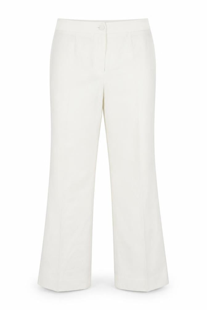 EWM Womens White   Trousers  Size 16 L28 in