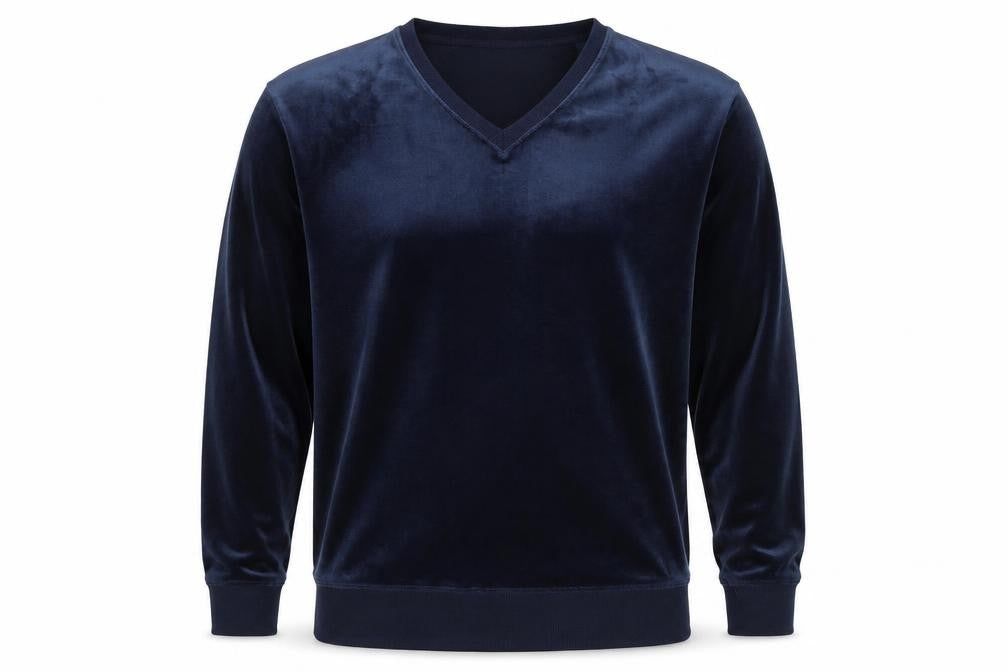 Jezebel Mens Blue   Pullover Sweatshirt Size L